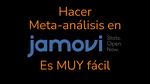 Meta-analysis in jamovi is very easy